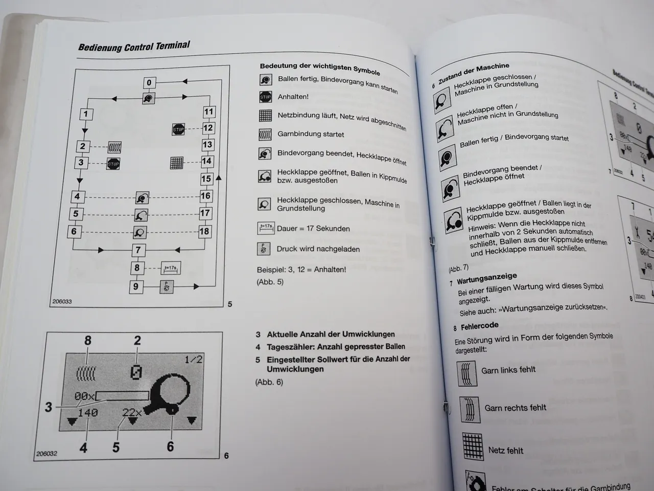 Claas Rollant 250 Uniwrap / 250 RC Roto Cut Betriebsanleitung Bedienung Einstellung Wartung