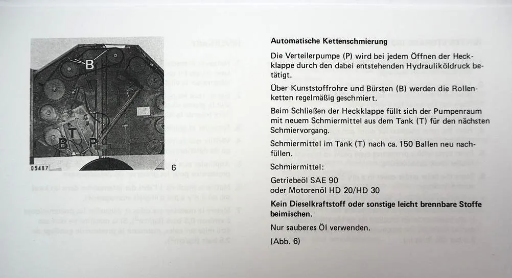 Claas Rollant 44 44S Betriebsanleitung Bedienungsanleitung Operators Manual Notice D´Utilisation