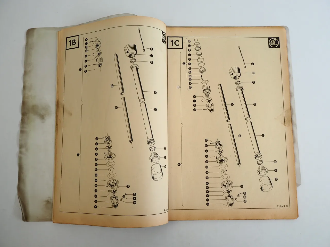 Claas Rollant 85 Rundballen Presse Ersatzteilliste Spare Parts List 1981