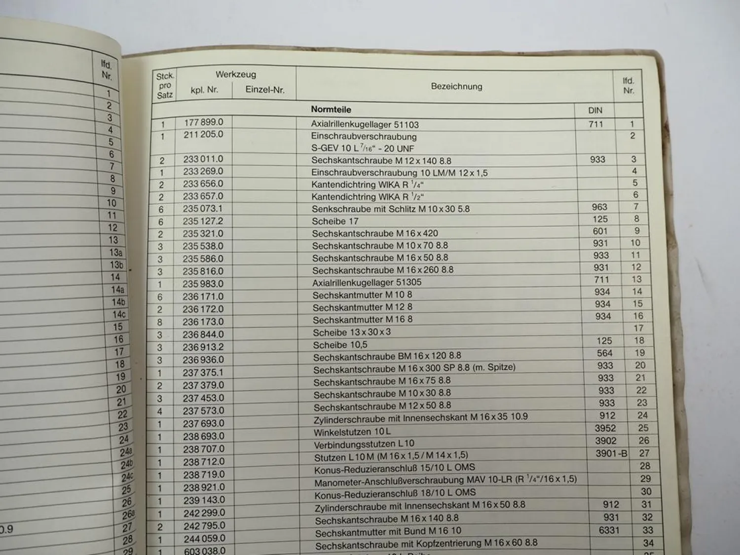 Claas Spezialwerkzeuge für Mercator Dominator Jaguar Landmaschinen Katalog 1984