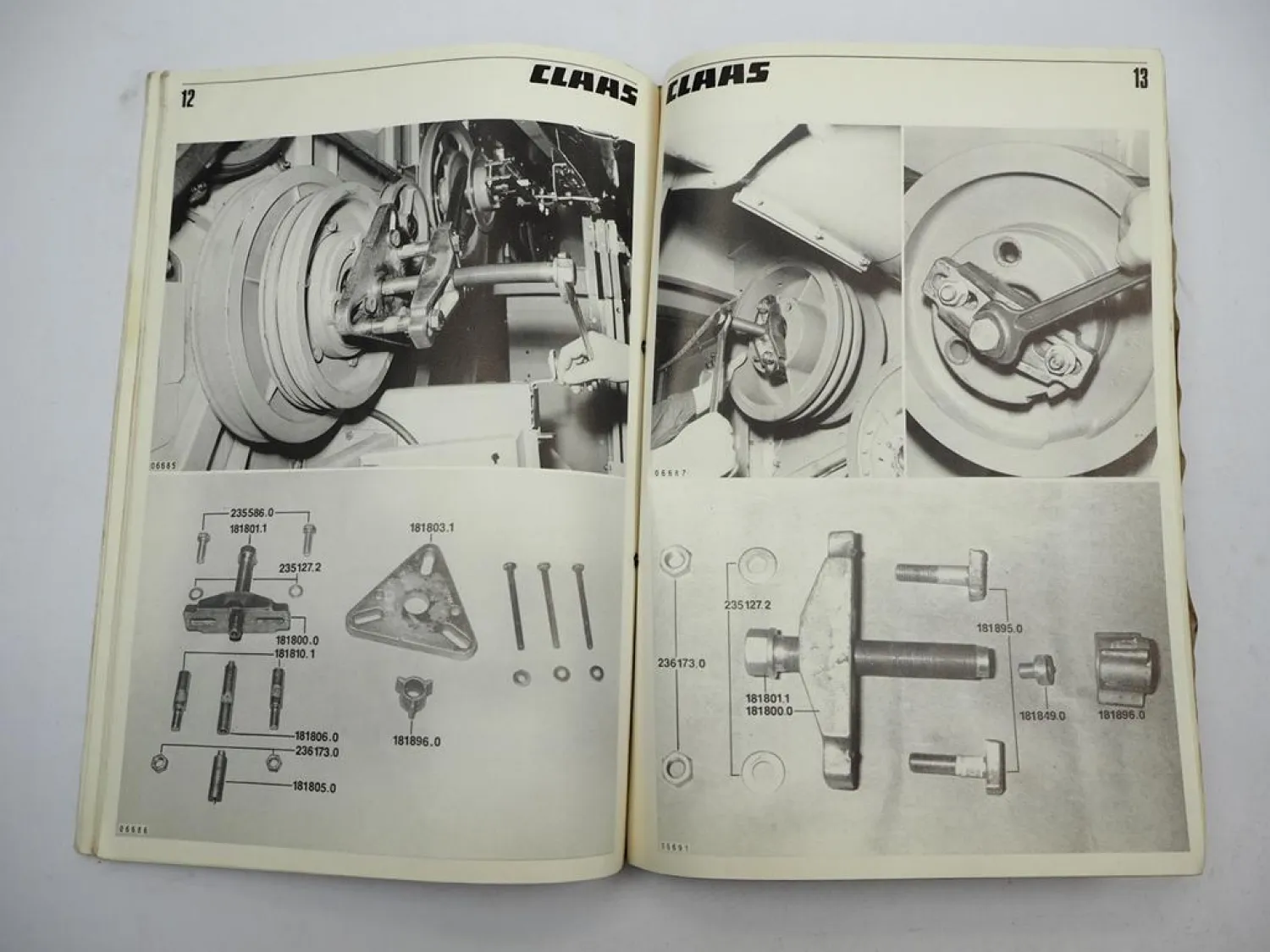 Claas Spezialwerkzeuge für Mercator Dominator Jaguar Landmaschinen Katalog 1984