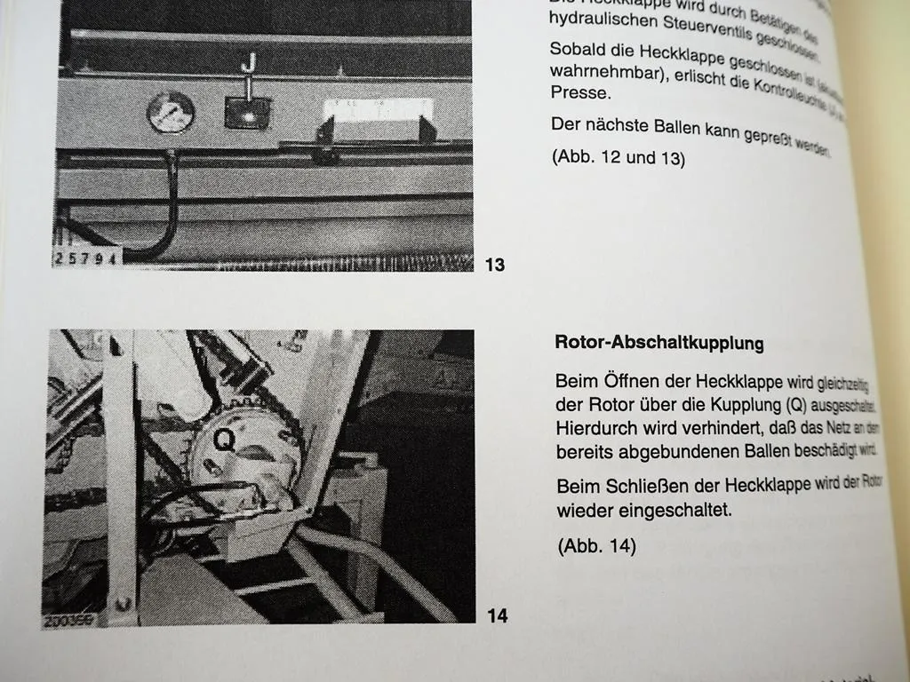 Claas Variant 180 180RC Ballenpresse Betriebsanleitung & Hydraulik Elektrik Schaltplan