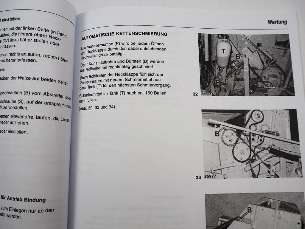Claas Variant 180 180RC Ballenpresse Betriebsanleitung & Hydraulik Elektrik Schaltplan