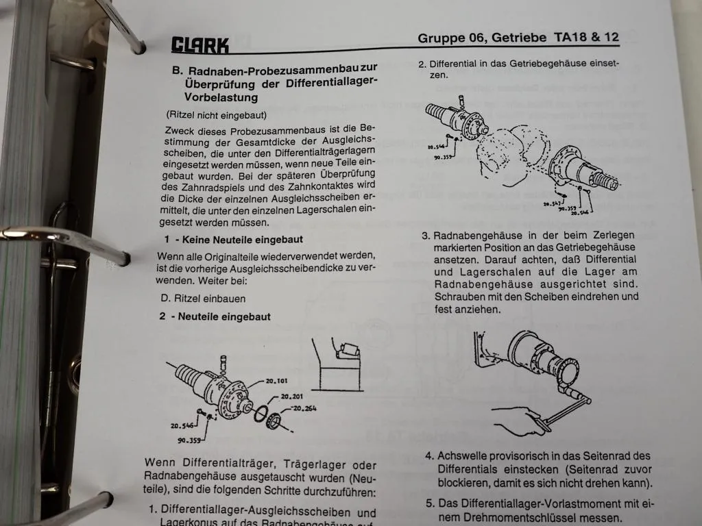 Clark CGP CDP 16 18020 Stapler Service Handbuch Werkstatthandbuch 1998