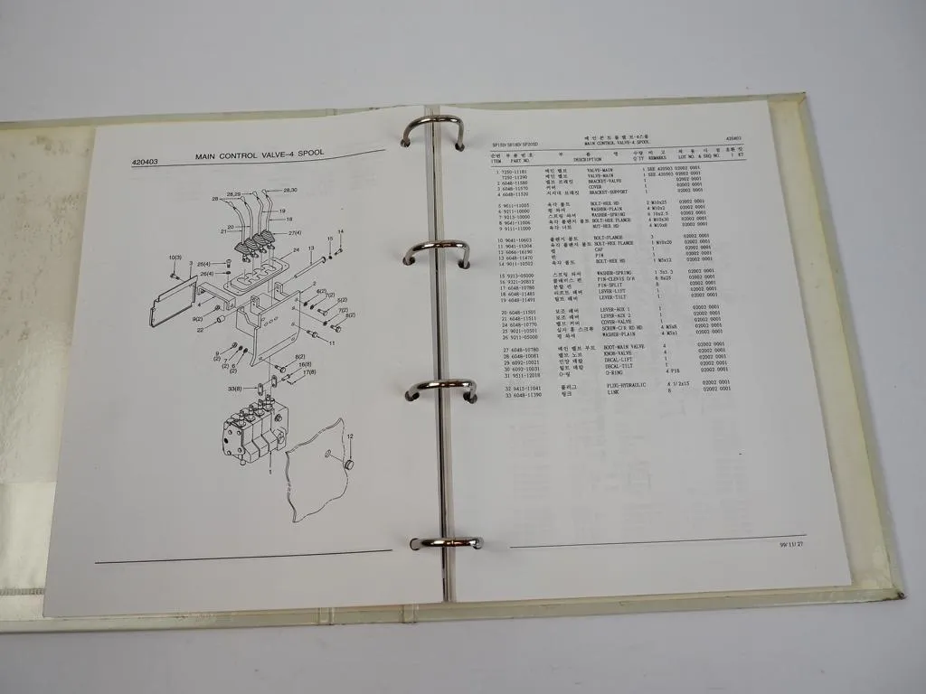 Clark CMP 15 20 SD Gabelstapler Ersatzteilliste Parts Manual