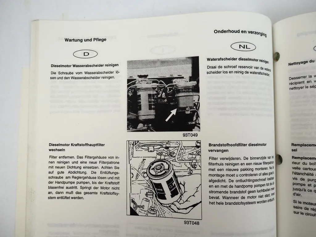 Clark GPX 30 35 40 50 Stapler Bedienungsanleitung Ersatzteilliste 1996