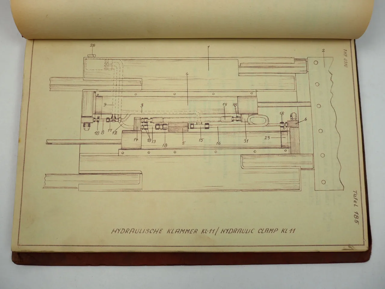Clark Ruhr Intrans KL11 KL13 HS11 HS1 Stapler Vorsatzgeräte Ersatzteilliste 1950