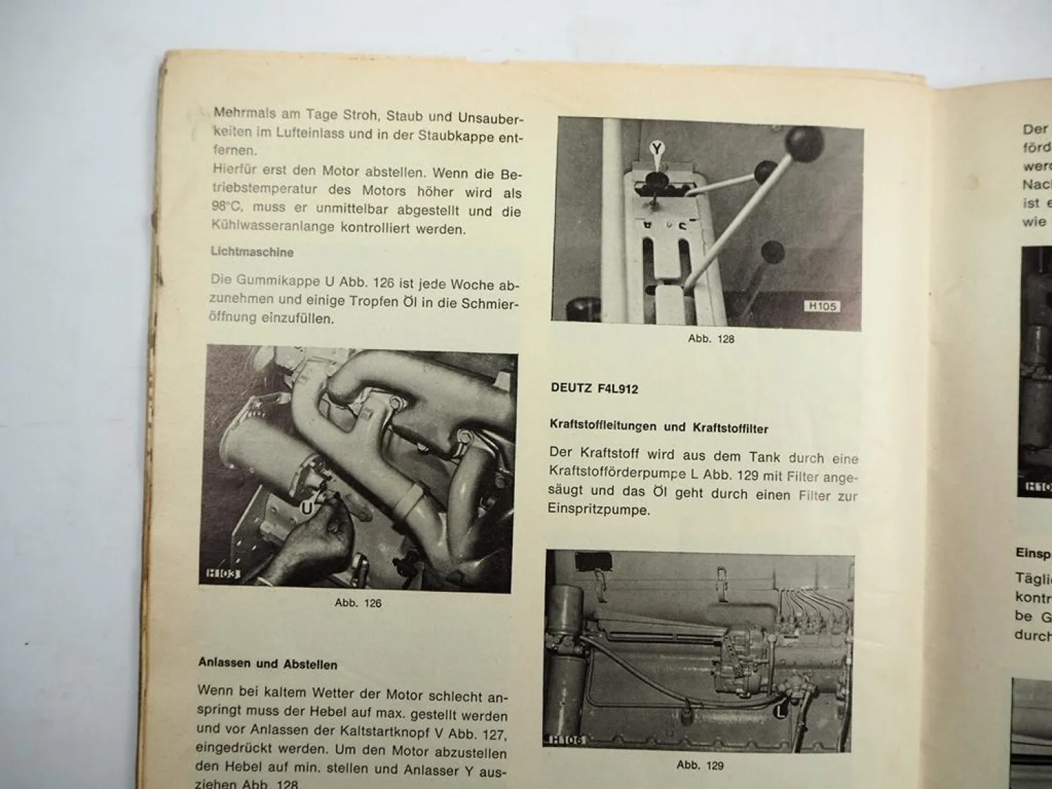 Clayson 122 Mähdrescher Betriebsanleitung Wartung ca. 1970 Original