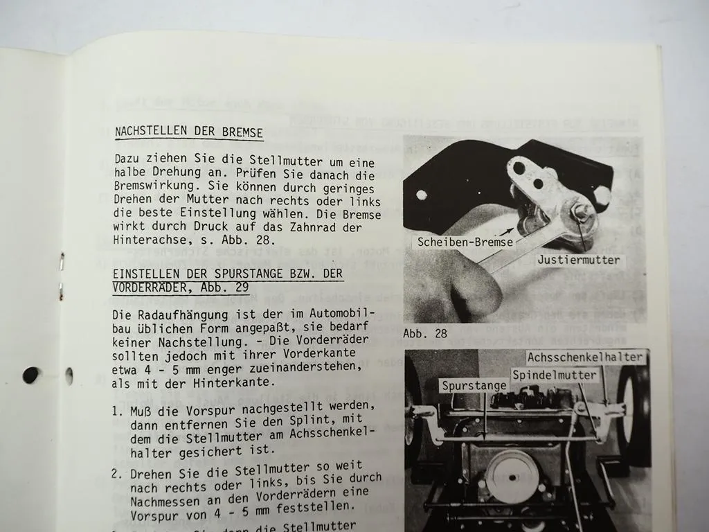 Columbia RD10 660 Rasenmobil Modell 135-5290 Betriebsanleitung Ersatzteilliste