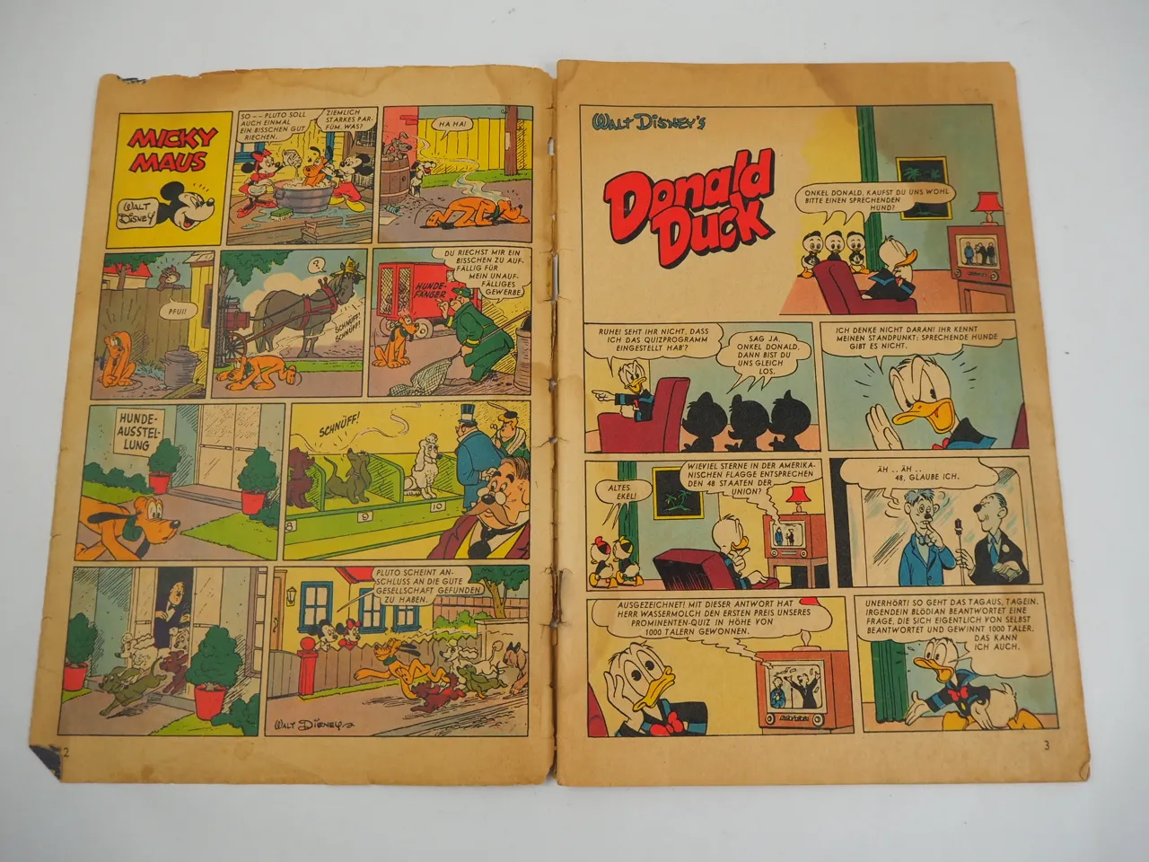 Comic Walt Disneys Micky Maus Nr. 11 von 1954
