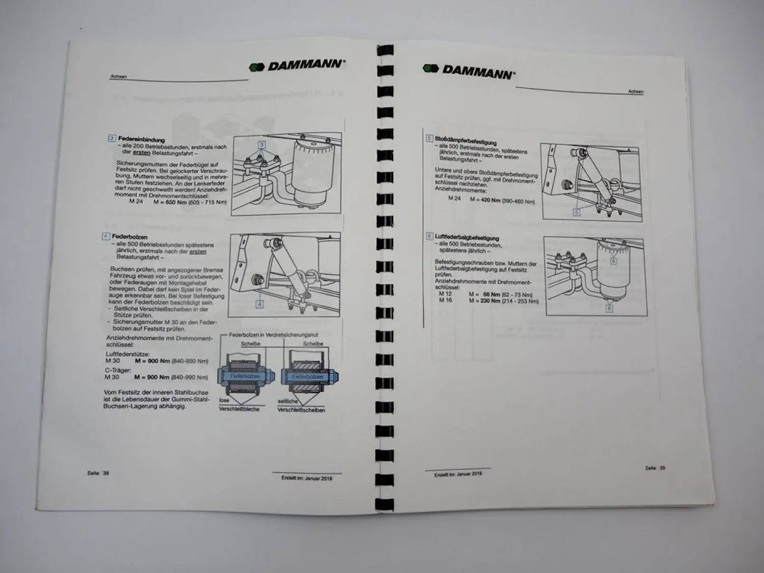 Dammann Pflanzenschutzspritzen Wartungsanleitung Service Training Schulung 2019