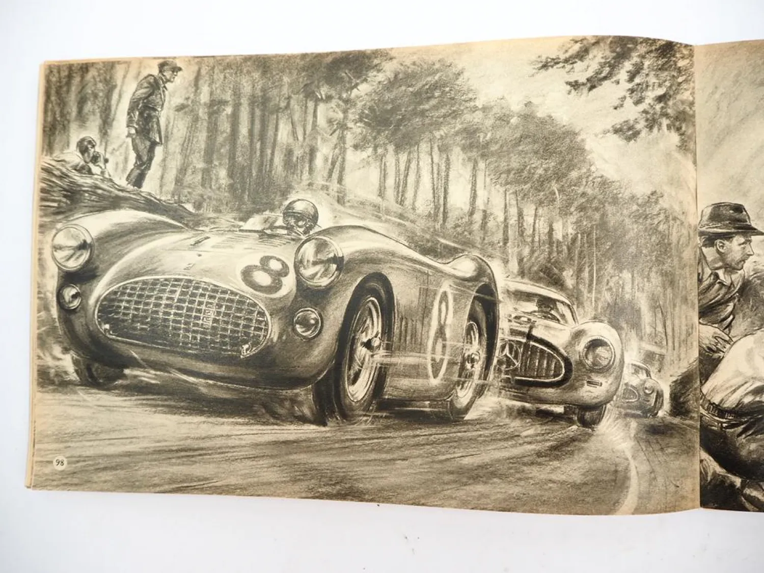 Das grosse Rennen 1955 Autorennen Motorsport Ernst Rosemann Carlo Demand