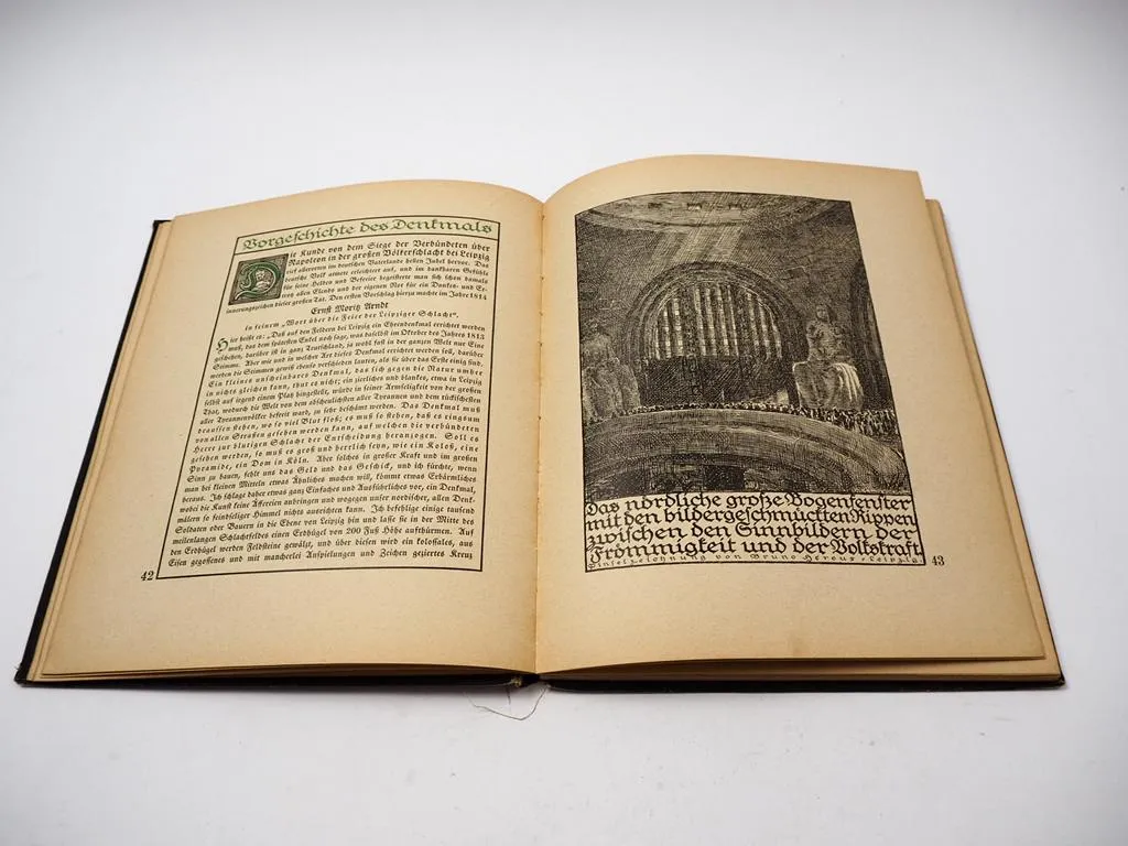 Das Völkerschlachtdenkmal 1813 - 1913 Weiheschrift Leipzig