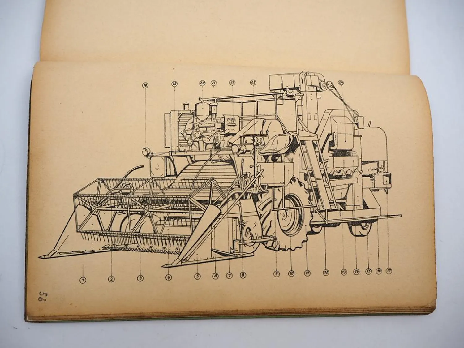 Dechentreiter GH 220 250 280 Mähdrescher Goldhamster Ersatzteilliste ca. 1959