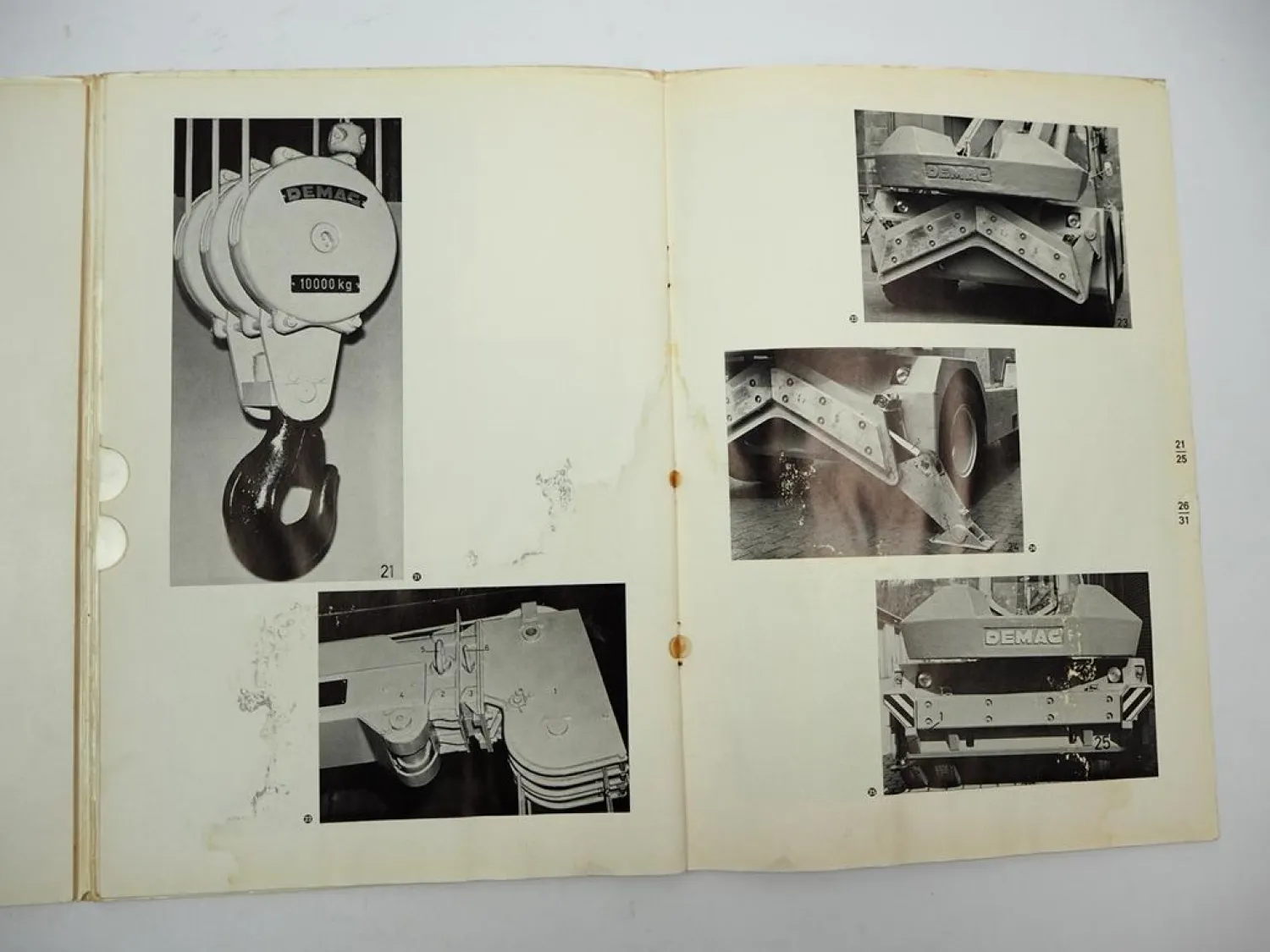 Demag V70 Mobilkran Betriebsanleitung Ersatzteilliste Schaltplan ca. 1969/70