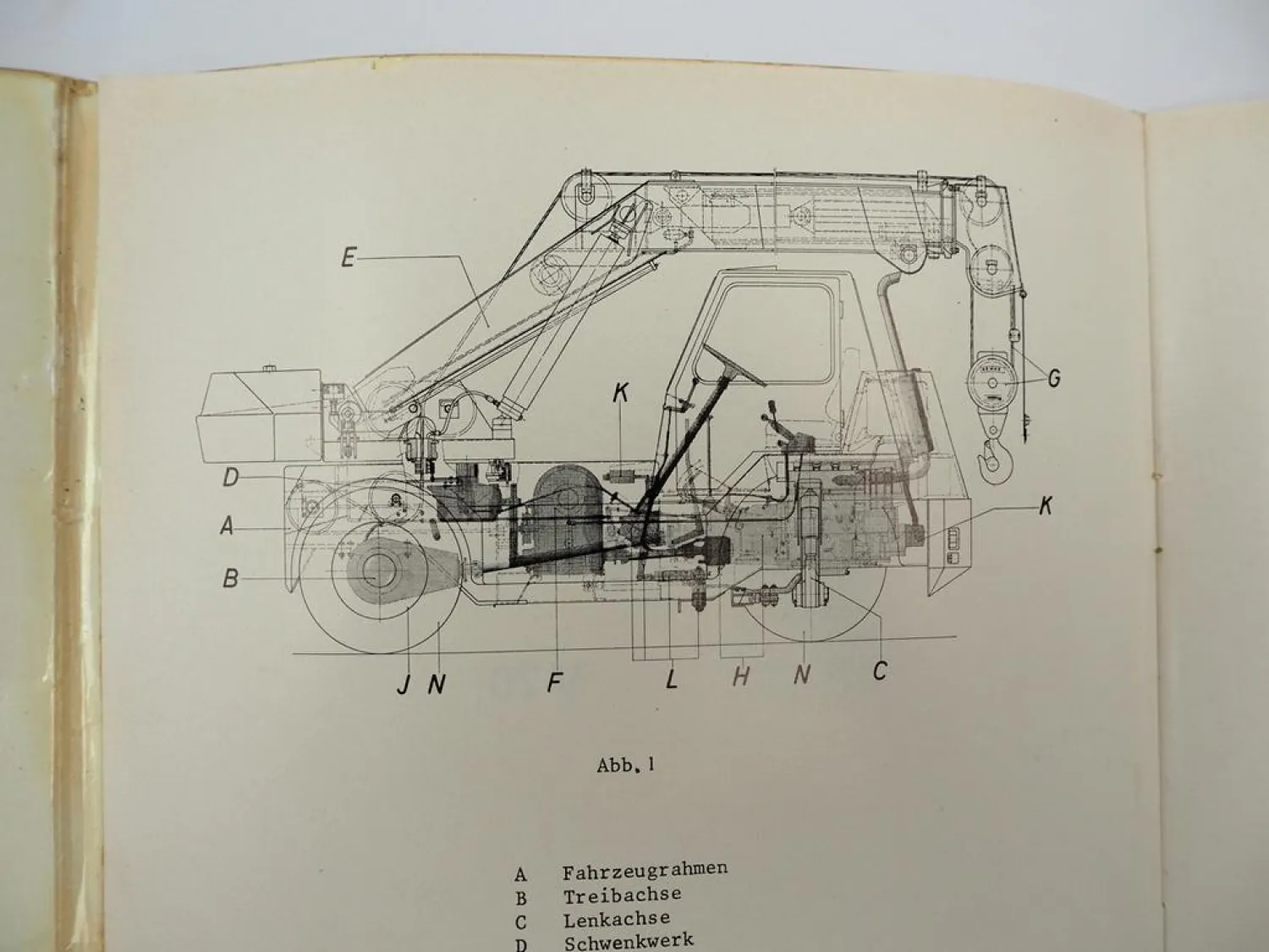 Demag V70 Mobilkran Betriebsanleitung Wartung Ersatzteilliste ab 1033 ca. 1970