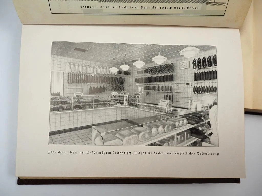 Der Fleischermeister Lehrbuch Meisterprüfung 1938 Friedrich Benthlin unvollst.