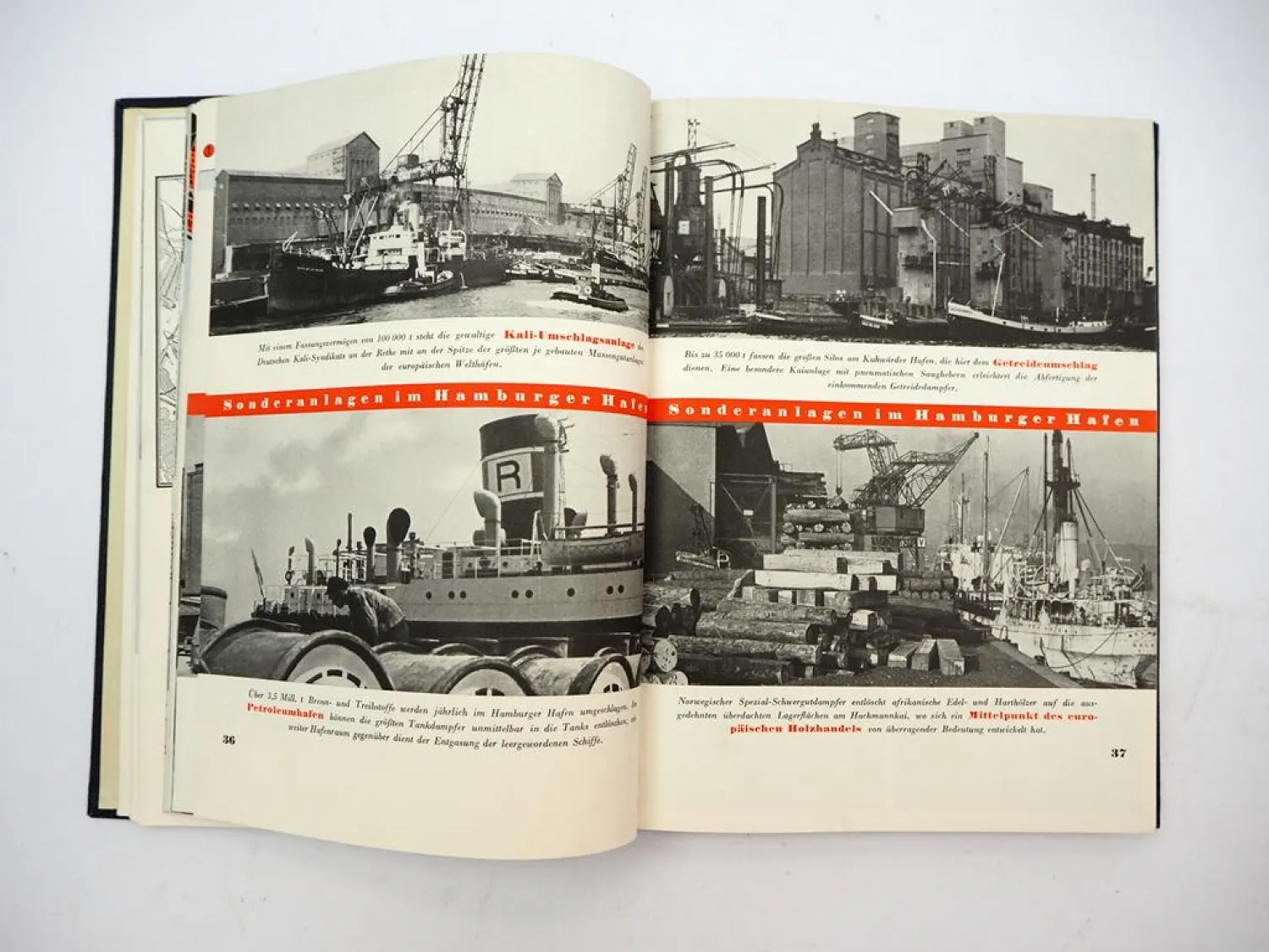 Der Hamburger Hafen - Ein Handbuch für Verlader 50 Jahre Freihafen Hamburg 1938