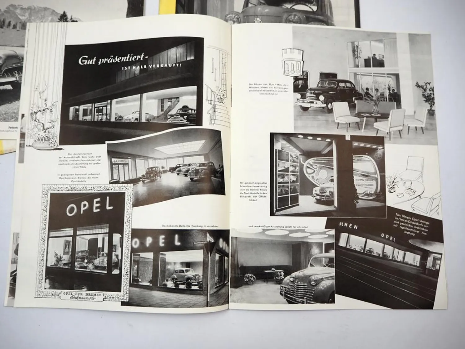 Der Opel Händler 4x Zeitschrift Verkaufsinformation 1952/53