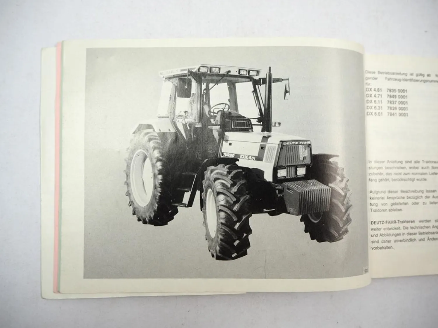 Deutz AgroStar 4.61 4.71 6.11 6.31 6.61 Bedienung Betriebsanleitung 1990