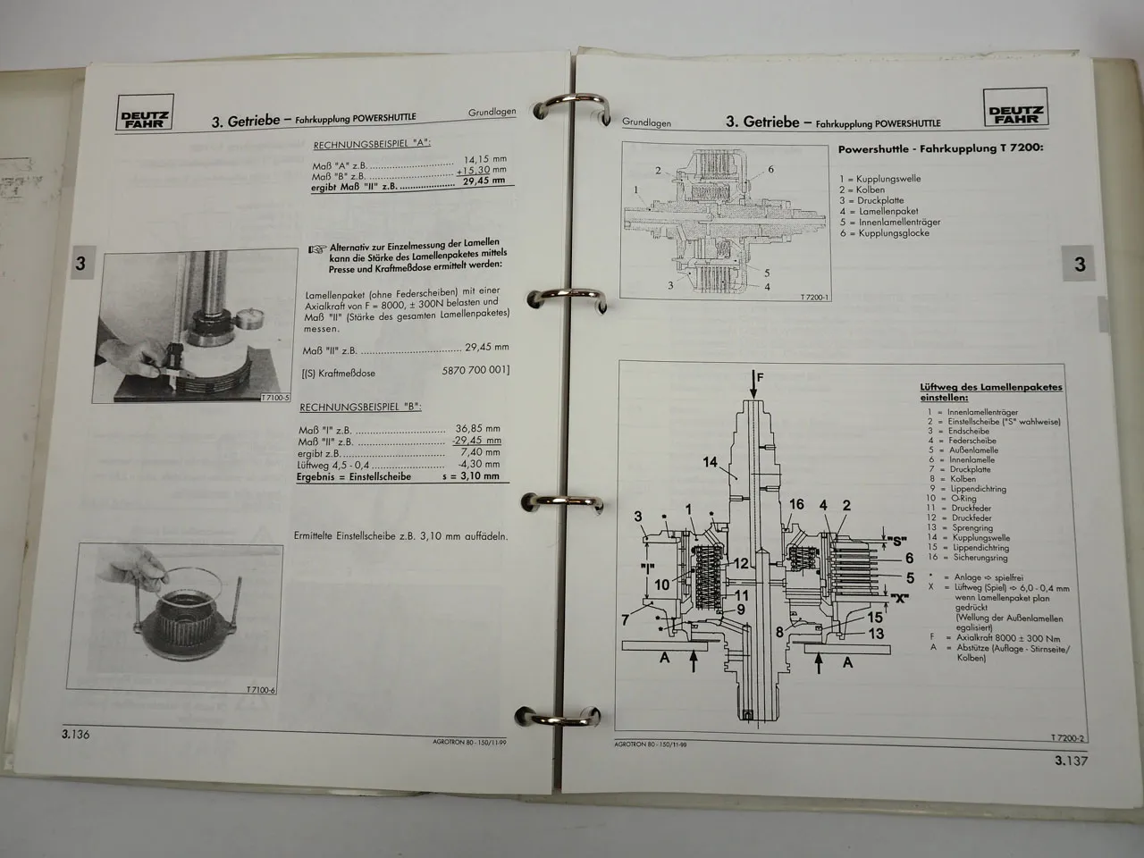Deutz Agrotron 80 - 150 und EDS Schulungsunterlage Grundlagen Reparatur 1999