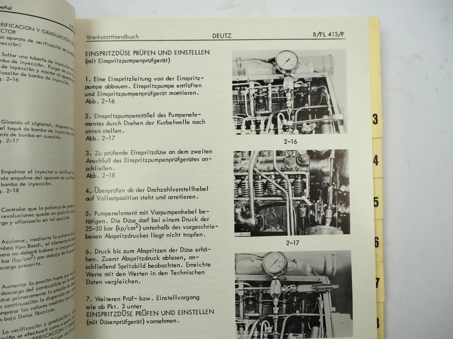 Deutz BF 6 8 10 12 L 413 F Motor Werkstatthandbuch Workshop manual 1977