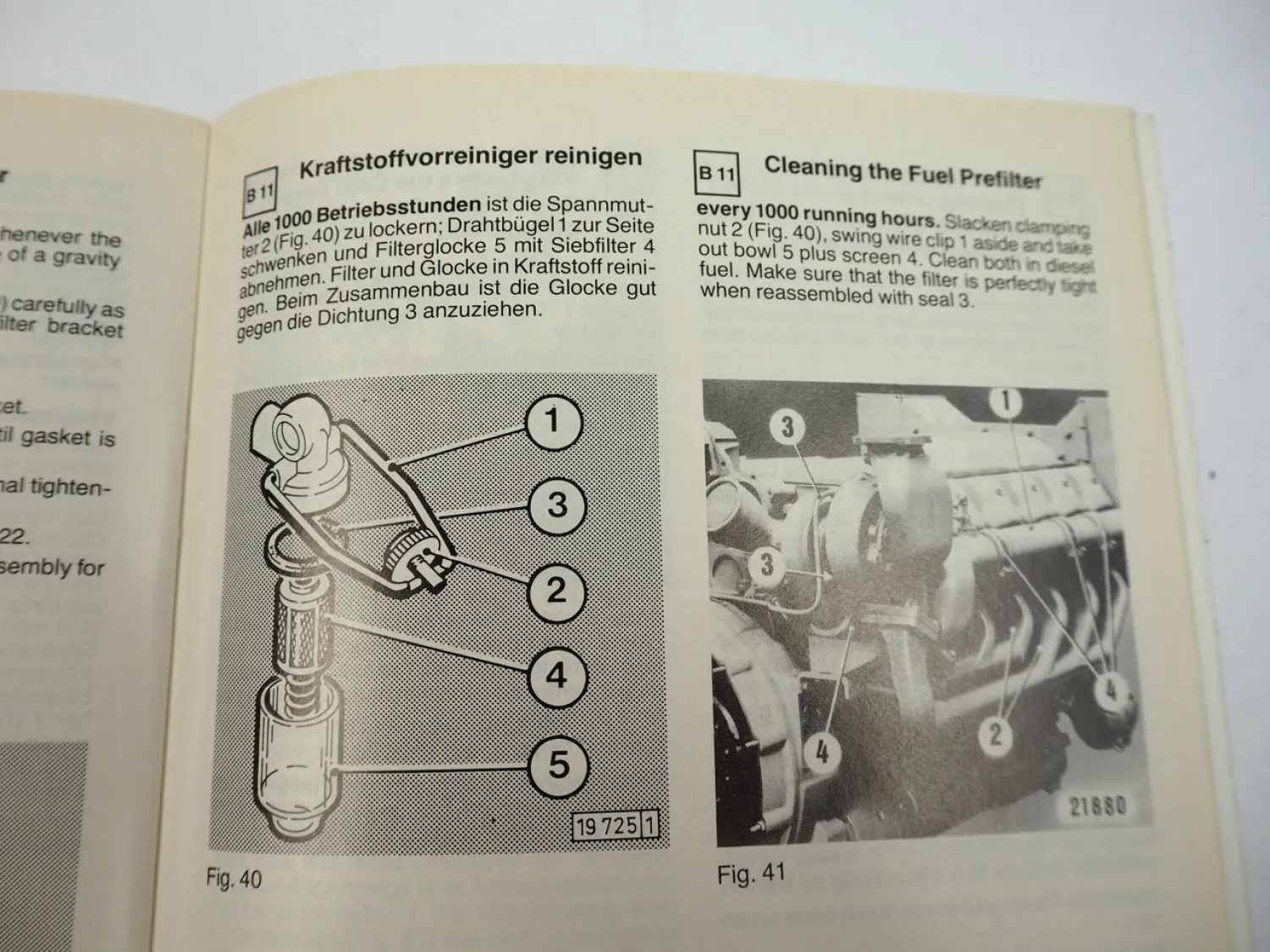 Deutz B F6L - F12L 413 F FW BFL FL 513 513C Motor Betriebsanleitung 1985