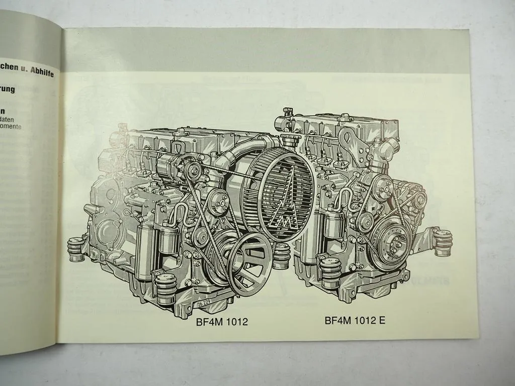 Deutz BF4M BF6M 1012 1013 E C EC CP ECP Motor Betriebsanleitung 1994
