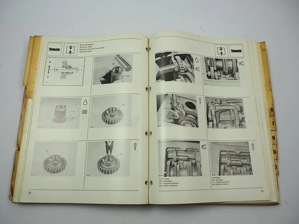 Deutz D 3006 - 6206 / 4007 - 6207 Intrac Getriebe TW35 TW50 Werkstatthandbuch 80