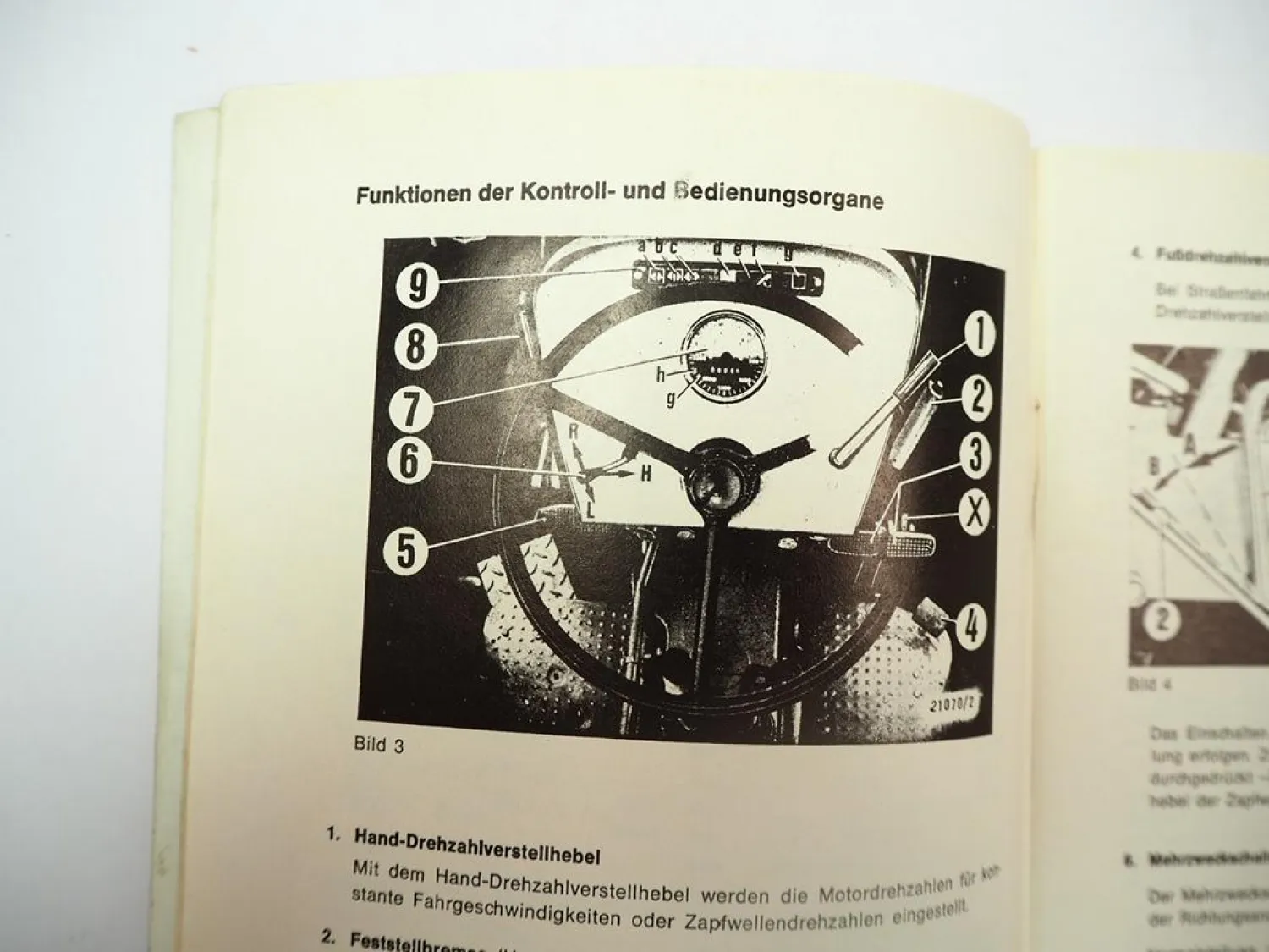 Deutz D 5206 6206 Traktor Betriebsanleitung Bedienungsanleitung 1978