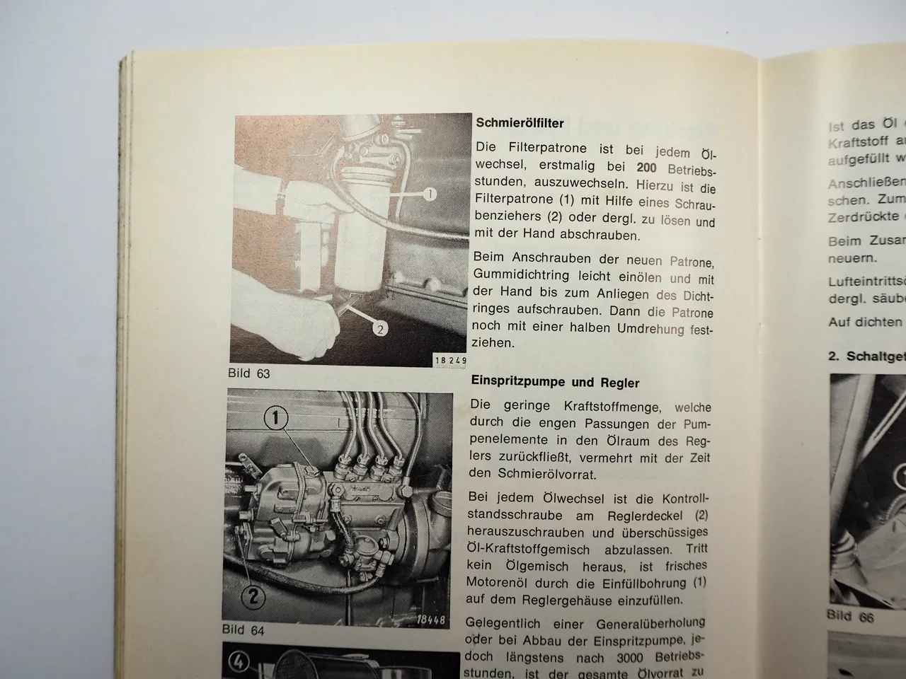 Deutz D6006 Schlepper Bedienungsanleitung Betriebsanleitung 1967