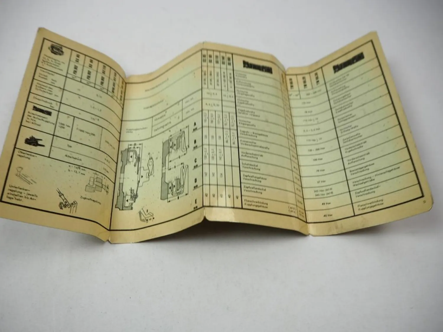 Deutz DX 80 86 92 110 120 145 160 Einstellwerte Traktor 1/1979