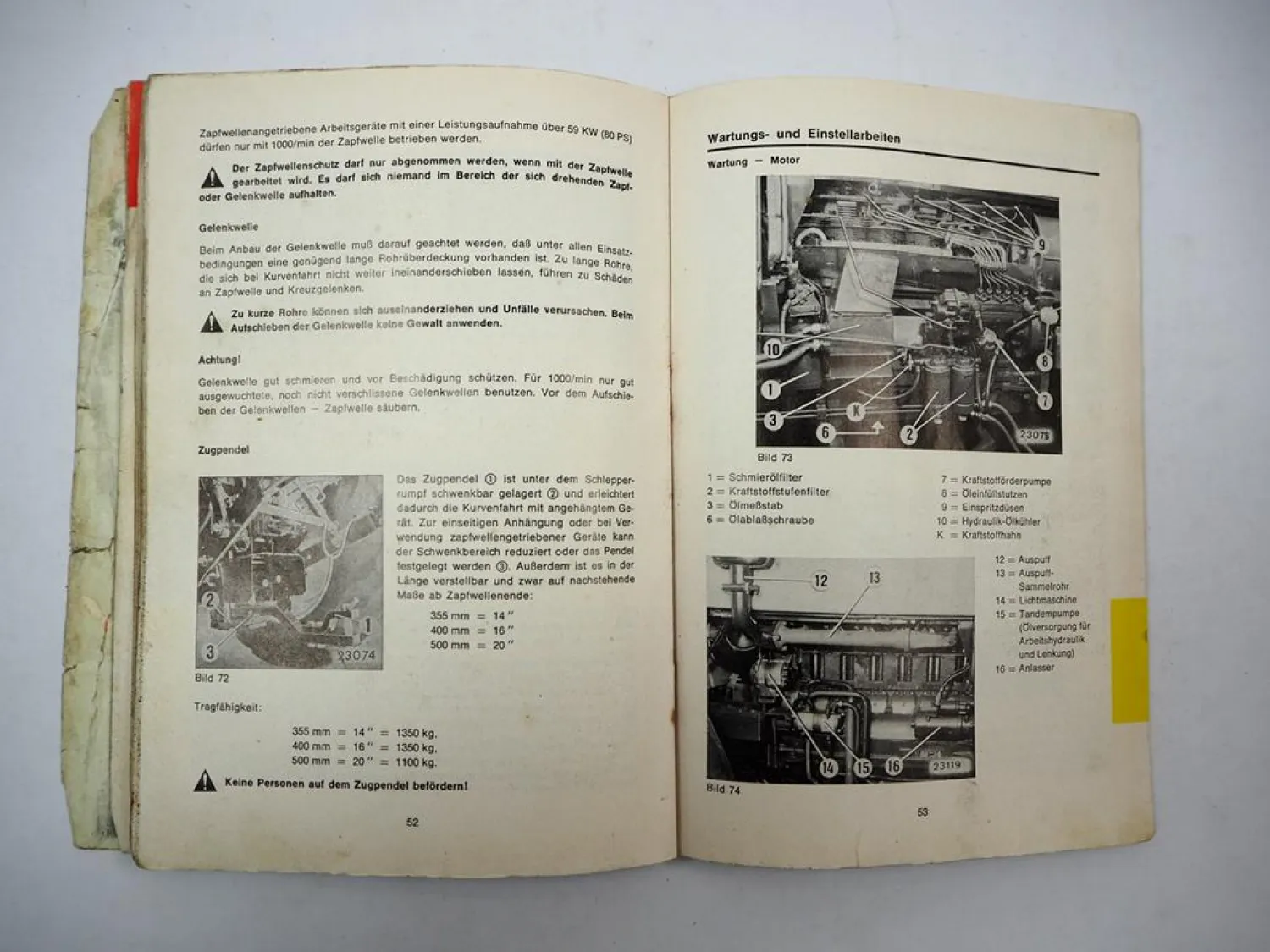 Deutz DX 85 90 110 Traktor Betriebsanleitung Bedienungsanleitung 1978