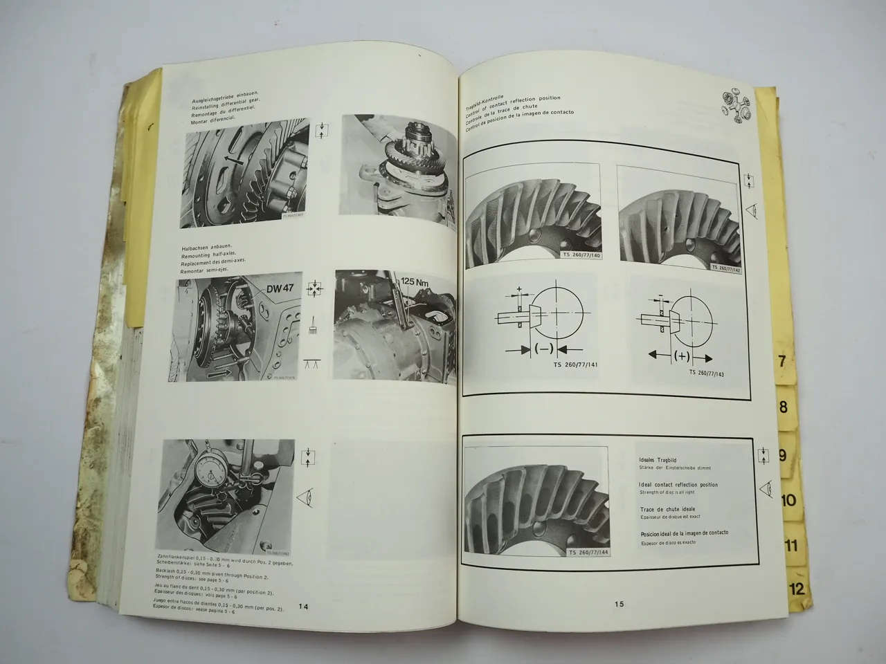 Deutz DX 140 160 Werkstatthandbuch Getriebe TW1200 Workshop Manual 1978