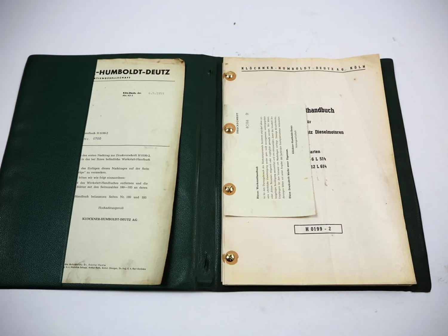 Deutz F/A1-6L 514 F/A6-12L 614 Dieselmotor Werkstatthandbuch Reparaturanleitung