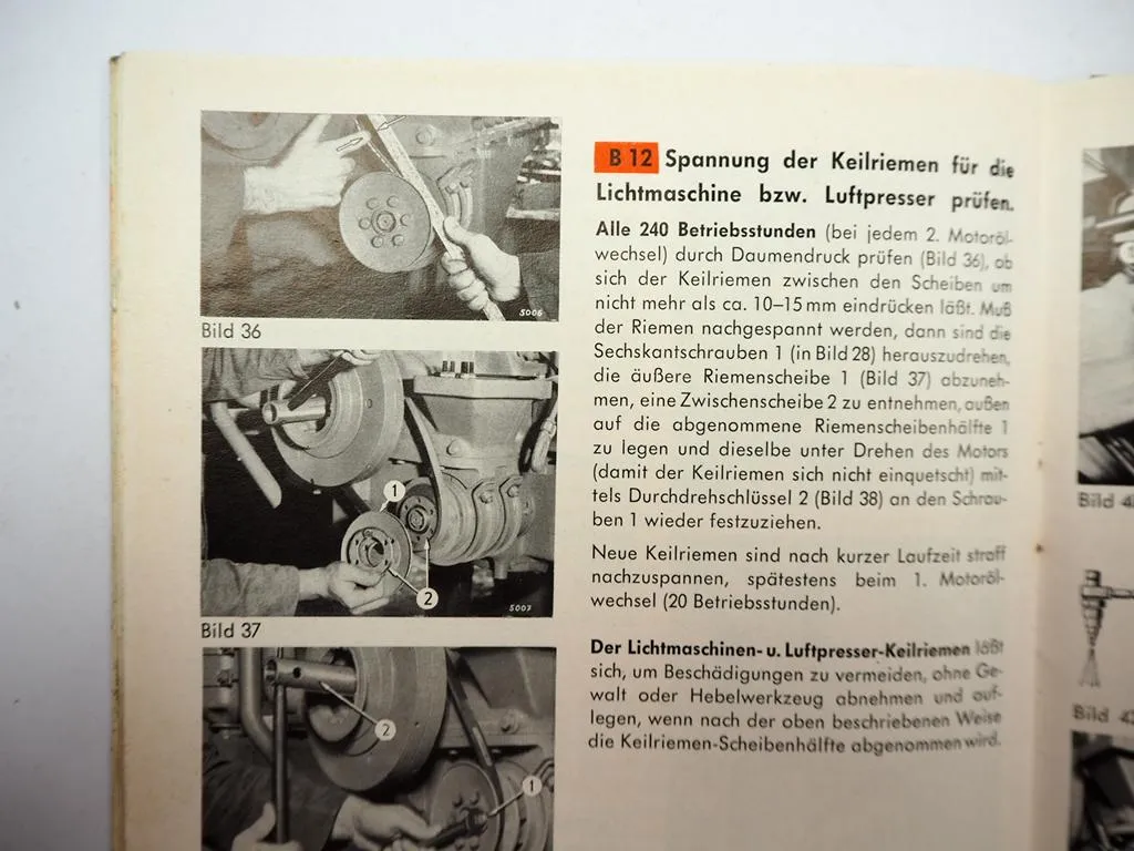 Deutz F6L F8L F12L 714 Motor Betriebsanleitung Bedienung Wartung Pflege