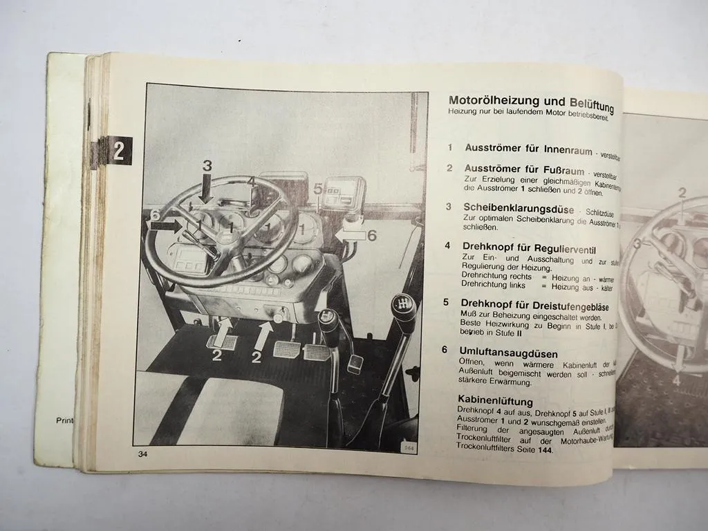 Deutz Fahr DX4.31 DX4.51 Traktor Bedienungsanleitung Betriebsanleitung 1989