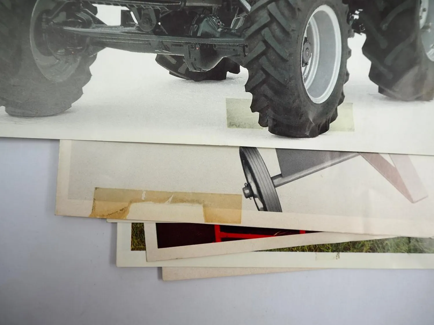 Deutz Fahr Kreiselmäher Kreiselheuer Presse Anbaugeräte 8x Prospekt 1970er Jahre