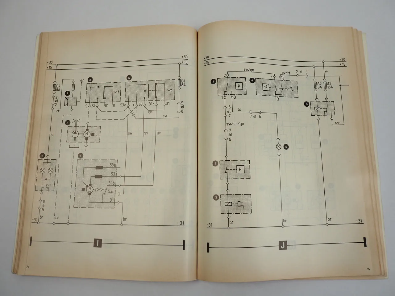 Deutz Fahr M 35.70 35.80 35.80H 36.10H 36.30H Mähdrescher Elektroschaltplan 1986