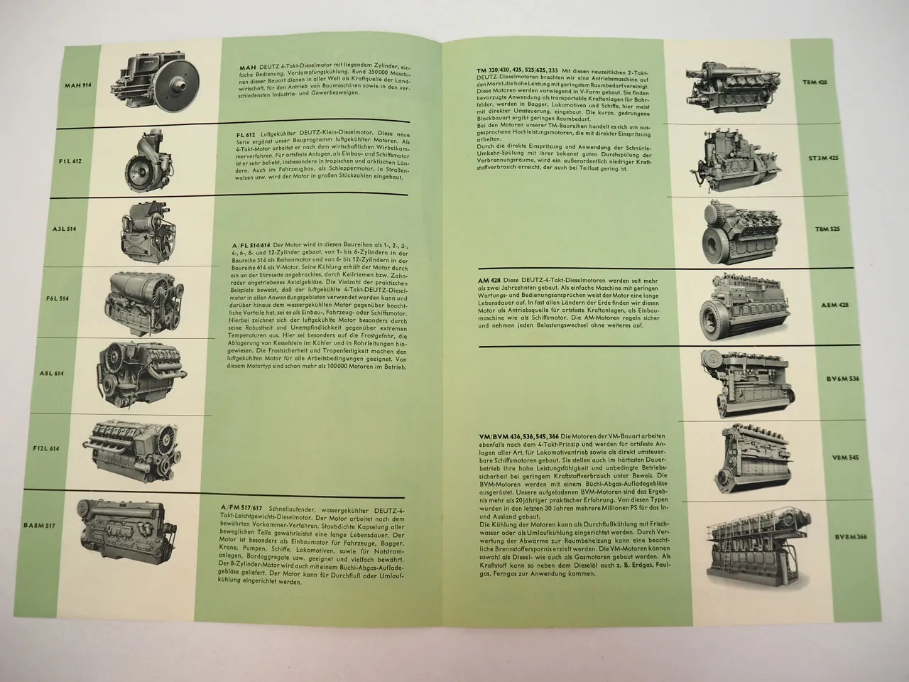 Deutz Motoren Schlepper Grubenlok Raupe Rangierlok 1864 - 1954 Prospekt 1955