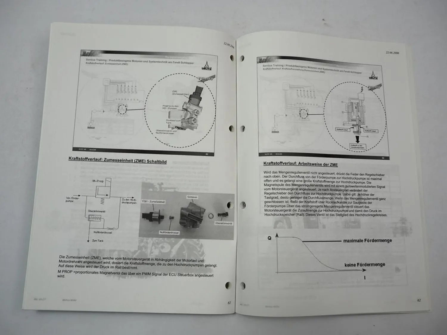 Deutz TCD 2012 L04 4V Motor für Fendt Schlepper Service Training 2006