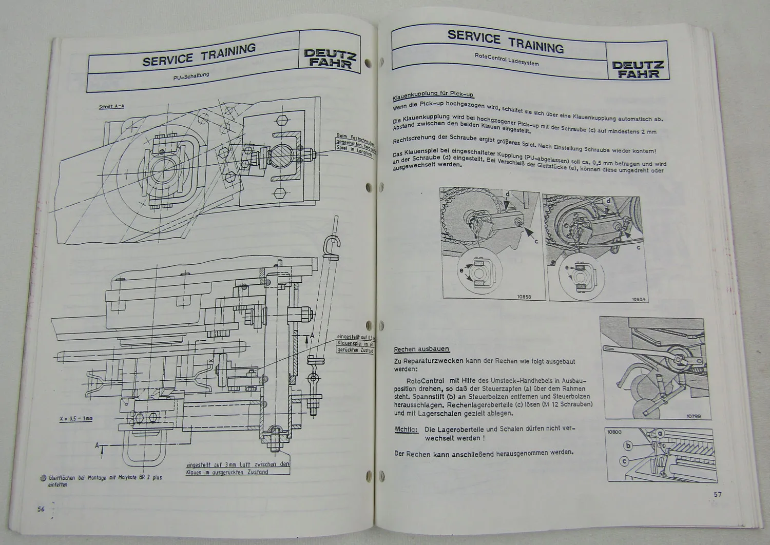 Deutz Wagen Kundendienstschule Service Training Werkstatthandbuch 1984