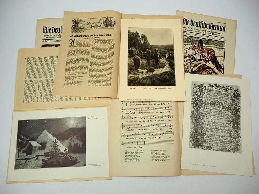 Die deutsche Heimat 6x Zeitschrift für die Jugend 1934/35