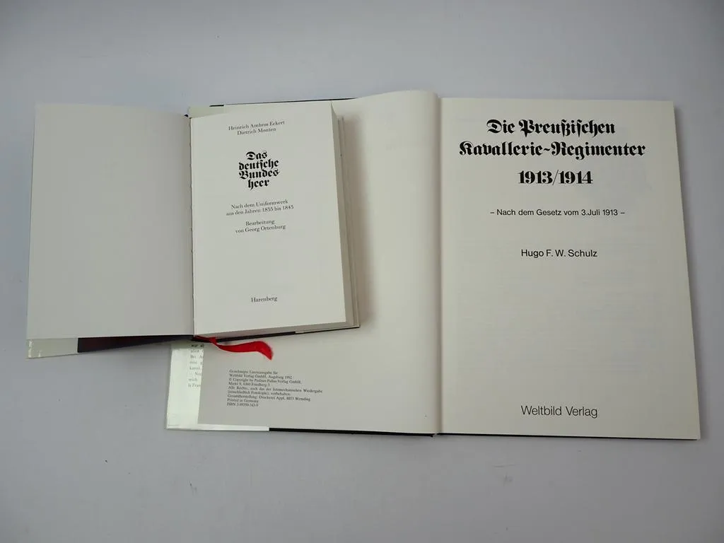 Die Preußischen Kavallerie Regimenter 1913/14 + Das deutsche Bundesheer Uniform