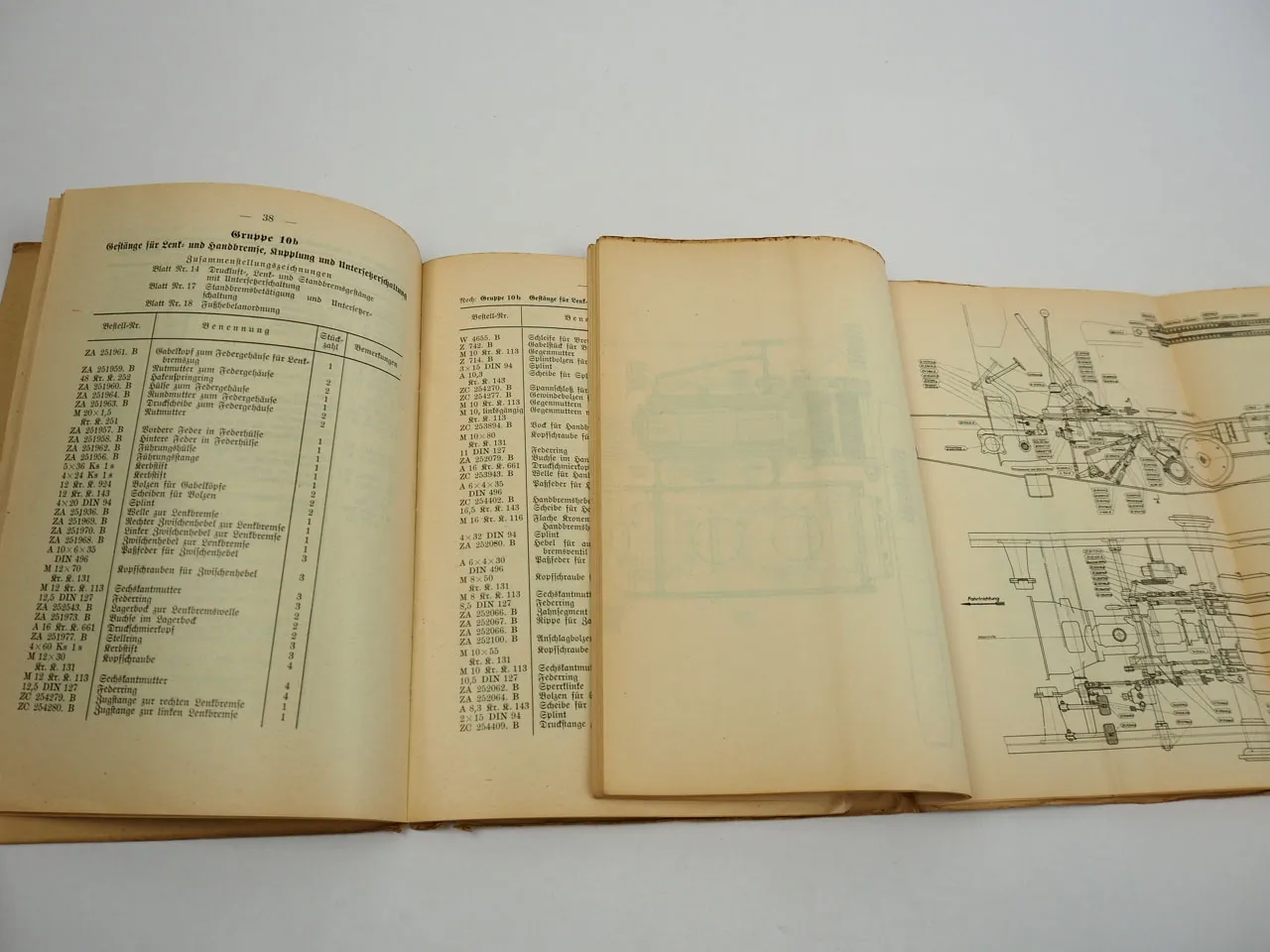 Dienstvorschrift D606/3 Sd.Kfz 6 BNL DBL 7 Zugwagen 5 to Ersatzteilliste 1940