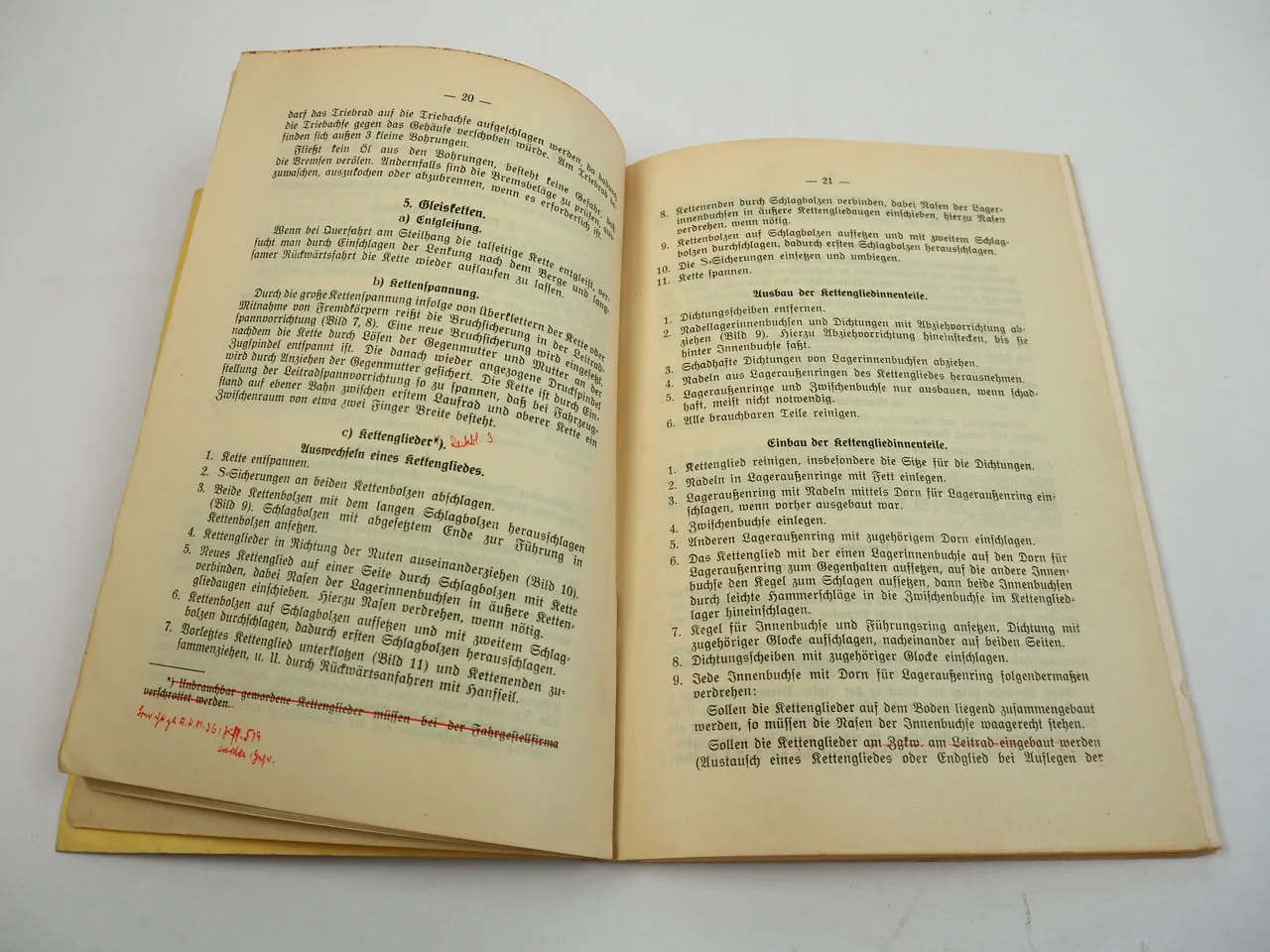 Dienstvorschrift D607/3 Sd.Kfz 7 1935 KM m8 Halbkettenfahrzeug Bedienung 1936