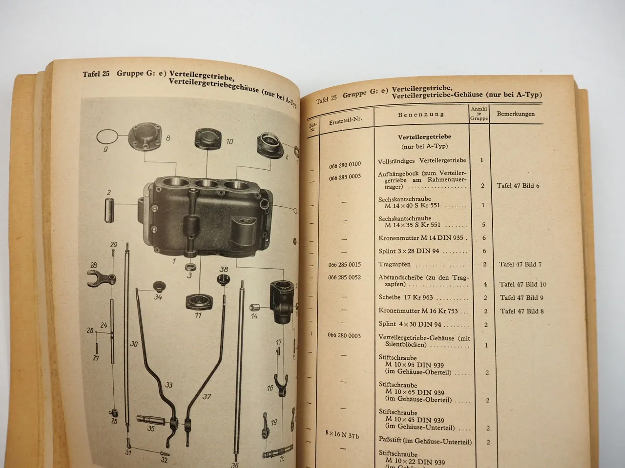 Dienstvorschrift D666/4 Ersatzteilliste Mercedes Benz 3t L3000 1942 Wehrmacht