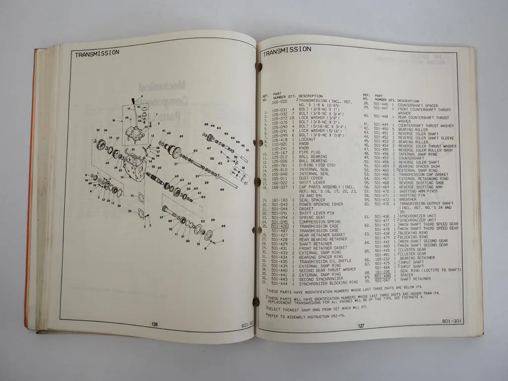 Ditch Witch R100 Basic Unit Tractor Parts Book 1992