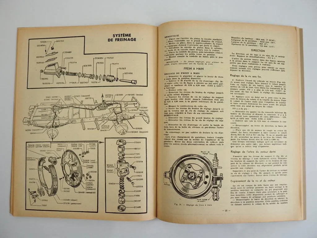 Dodge WC 4x4 6x6 Etude Technique et Pratique No. 9 Armee Francaise 1959