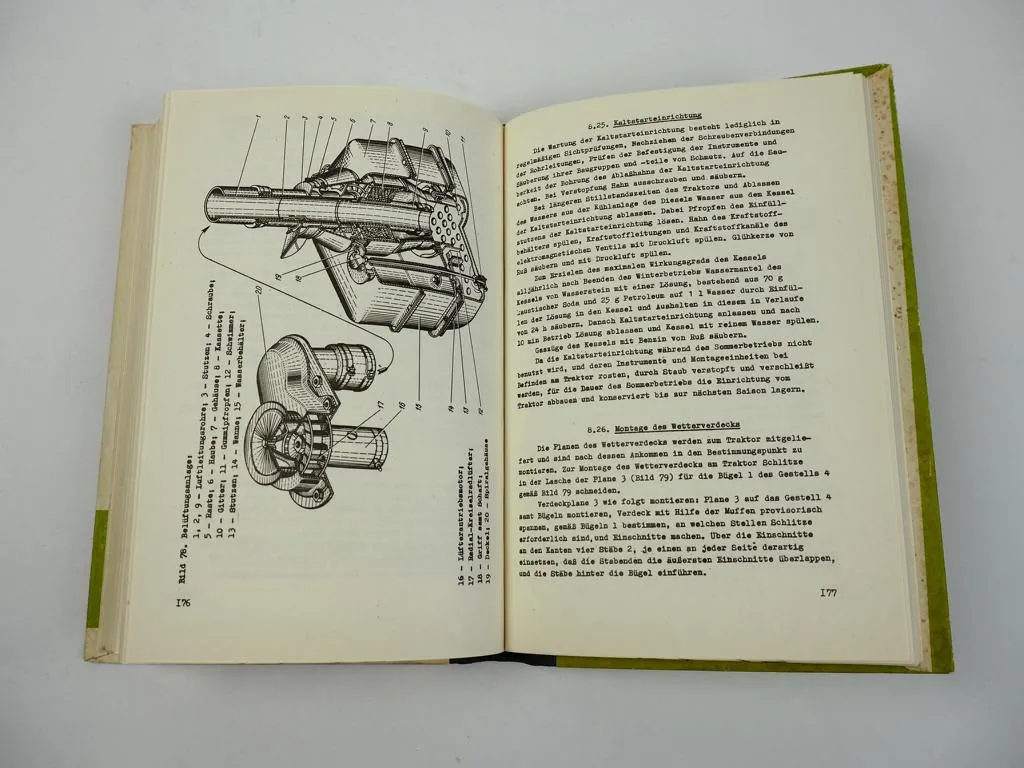 DT-75 Kettentraktor Betriebsanleitung Wartung